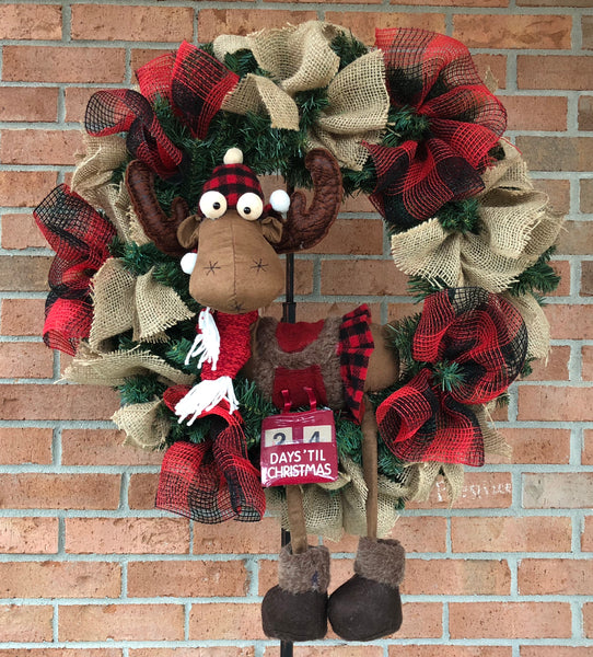 stuffed moose christmas decorations