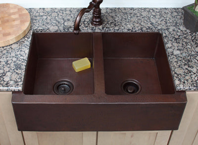 Unclogging A Kitchen Sink Rustic Sinks
