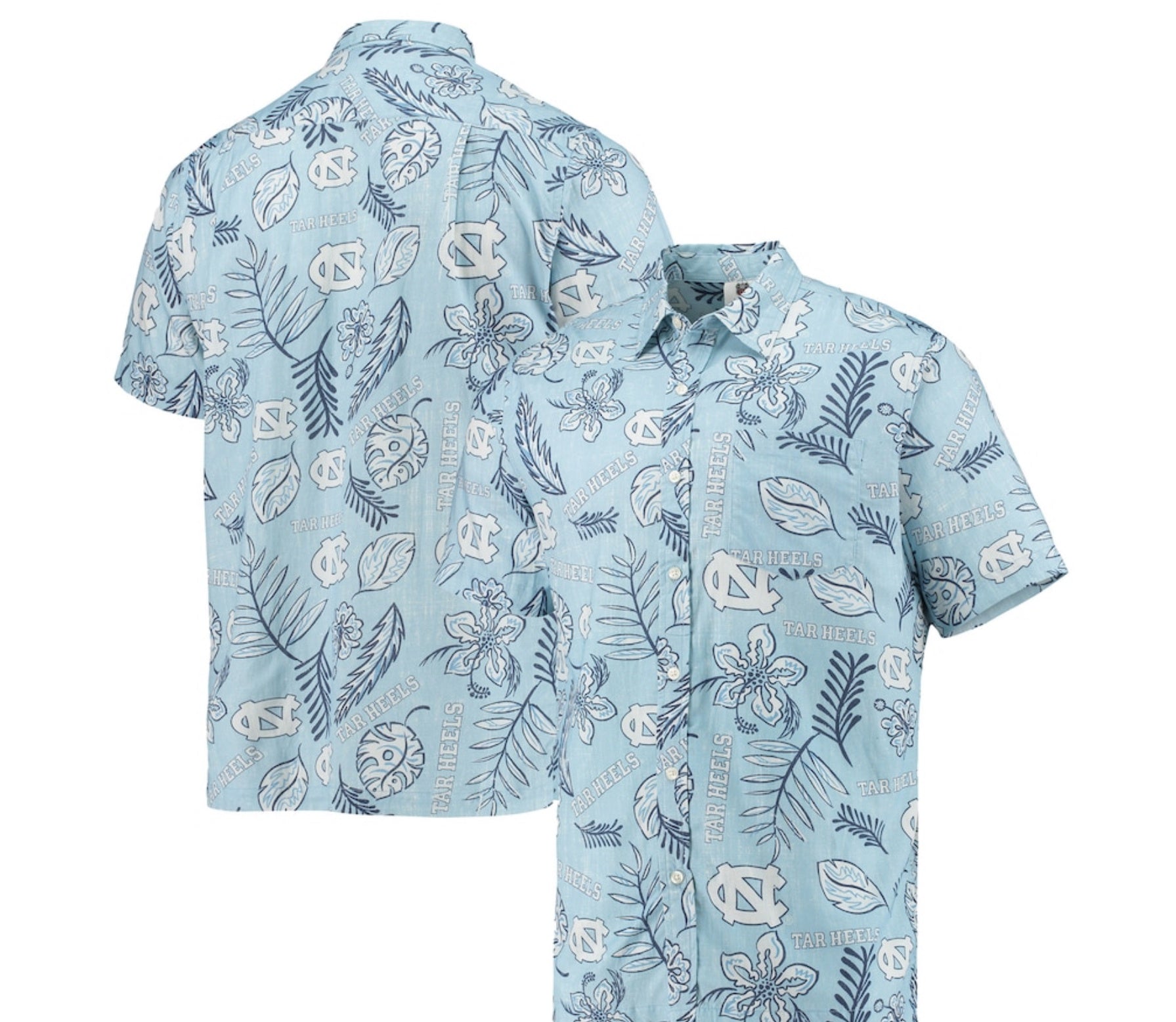 UNC Men's Vintage Hawaiian Shirt from and Willy – Shrunken Head