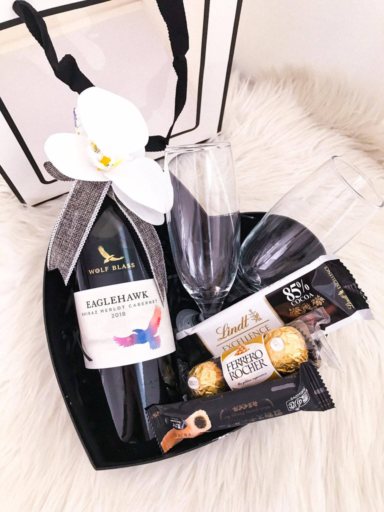 Wine &amp; Chocolate Gift Set (Father's Day 2021) | Giftr - Malaysia's Leading Online Gift Shop