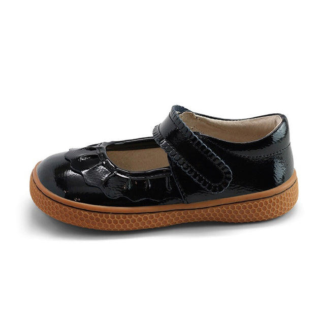 spurv oversøisk system Ruche Black Uniform Mary Janes with Ruffle For Little Girls Toddler & Youth  – Livie & Luca