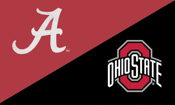 Alabama and The Ohio State University House Divided Flag