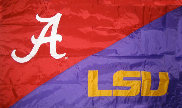 Alabama & LSU House Divided Flag