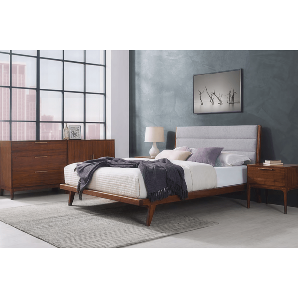 5pc Greenington Mercury Modern Bamboo California King Bedroom Set Includes 1 California King Bed 2 Nightstands 2 Chests