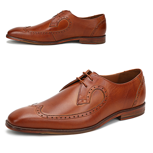 Brook: Tan Wingtip Derby