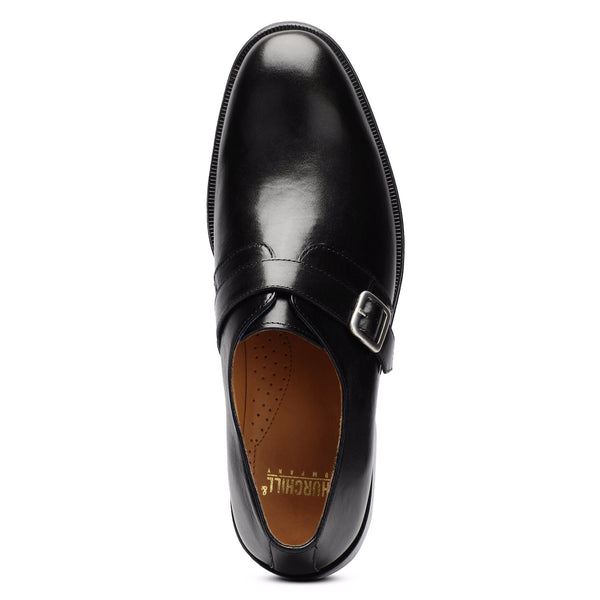 single monk strap shoes