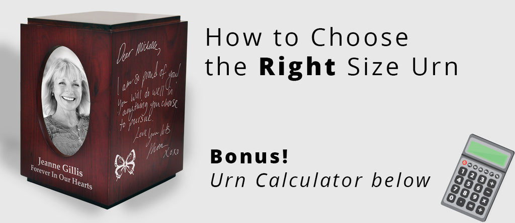 How to Choose the Right Size Cremation Urn - Cremation Urn Calculator