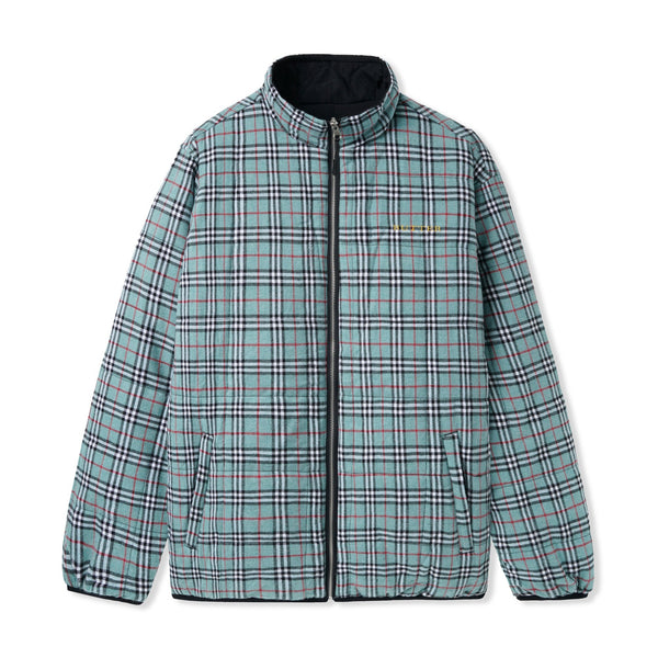 prada plaid puffer jacket