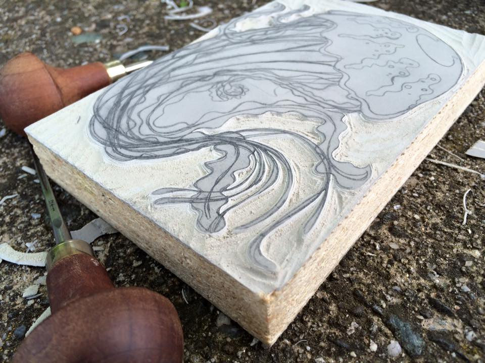 Jellyfish carving update