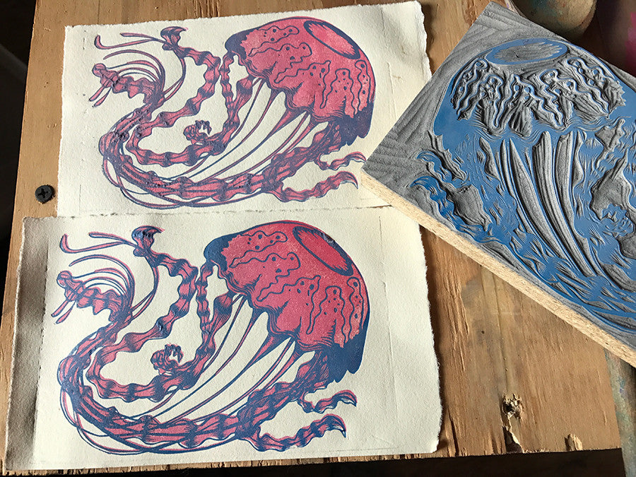 Jellyfish test print for registration