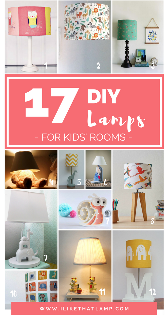 17 DIY Lamps to Brighten Up a Kid’s Room - Animal Lights - I Like That Lamp