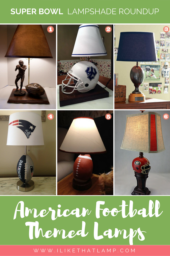 6 American Football Themed Lamps to Get You in the Mood for Super Bowl 