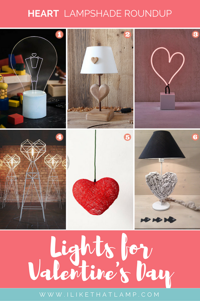 6 Romantic Lamps to Set the Mood for Valentine's Day - Shop DIY Lamp Kits at www.ilikethatlamp.com