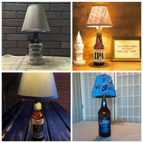 7 DIY Tutorials to Make Cool St Patrick's Day Lamps - Shop DIY lamp supplies at www.ilikethatlamp.com