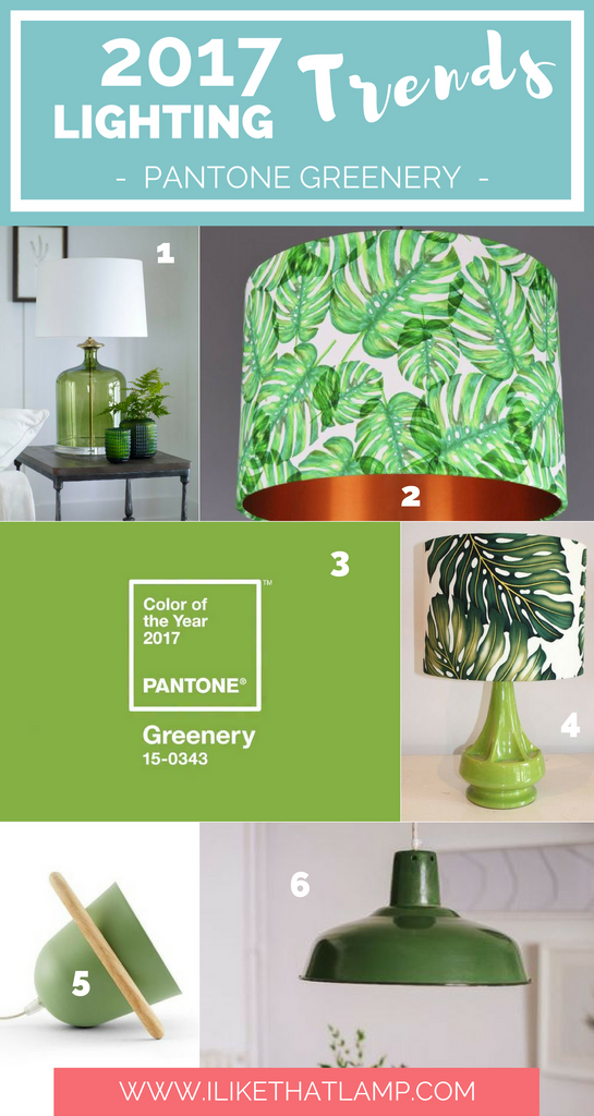 Lighting Trends for DIY Crafters in 2017 - Pantone's Color of the Year 2017 - www.ilikethatlamp.com