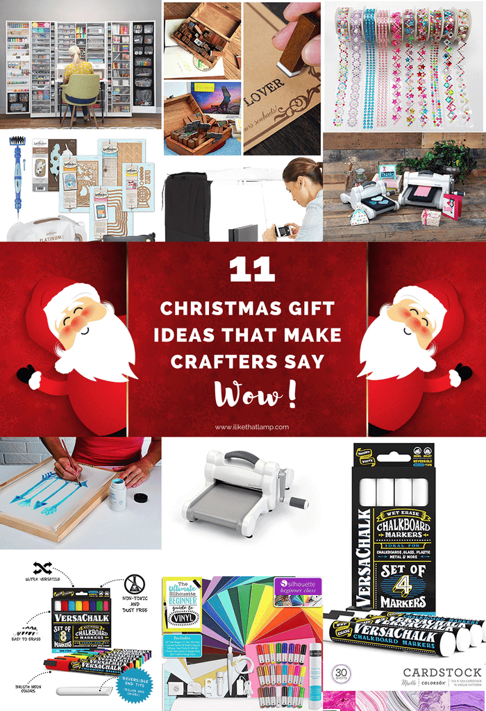 11 Christmas Gift Ideas that Make Crafters Say WOW! - Read more at www.ilikethatlamp.com