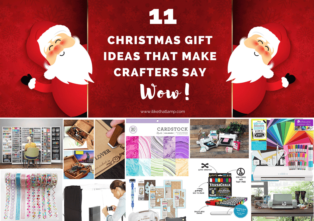 Here are 11 awesome Christmas gift ideas for crafters, artists, makers or DIYers!