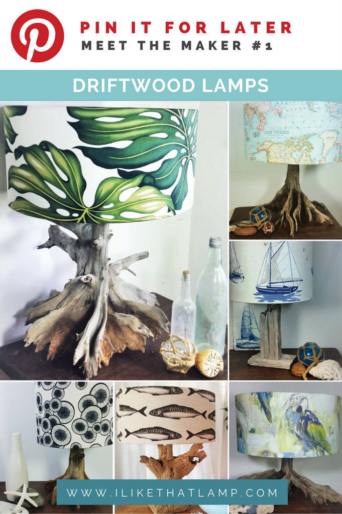 Meet the Maker: Jan Dickers Gives Driftwood New Life as Lamps