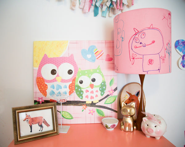 Looking for a Craft Project Your Child Will Love? - Read about DIY lampshade kits and projects at http://ilikethatlamp.com