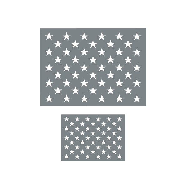 American Flag Stencil (2 Pack) - Makely