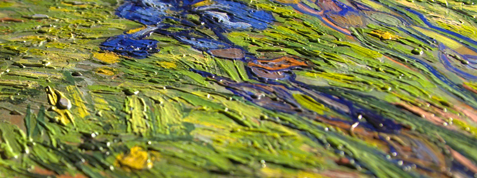 Iris, by Van Gogh close up