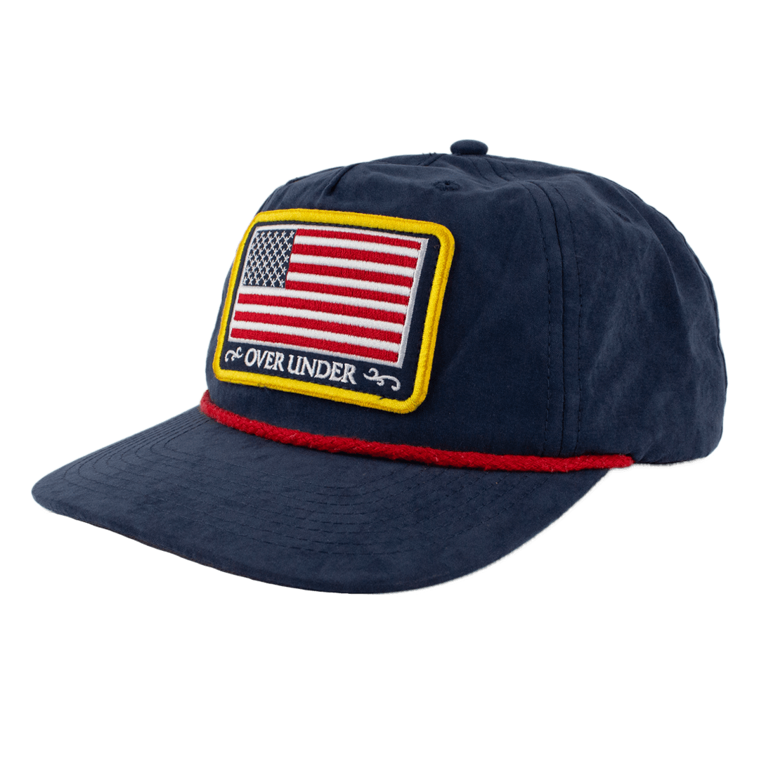 Rot Elk jaar US dollar Old Glory Retro Rope Hat – Over Under Clothing
