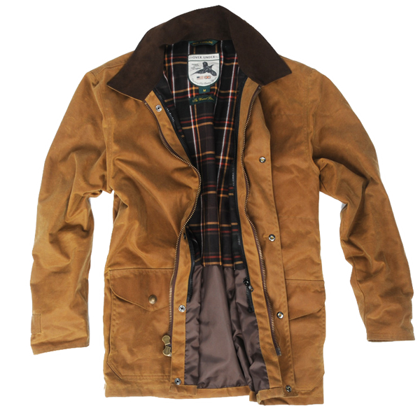 Men's Tan Waxed Briar Jacket | Over 