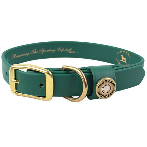 green dog collar