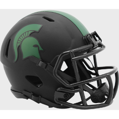 New Riddell Michigan State Spartans Satin Speed Mini Football Helmet 