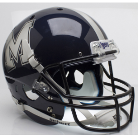 MEMPHIS TIGERS NCAA Schutt XP Authentic MINI Football Helmet
