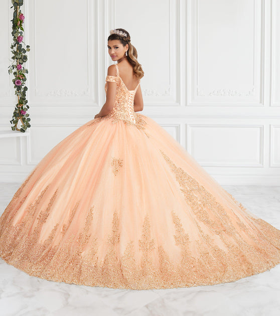 coral color quinceanera dresses