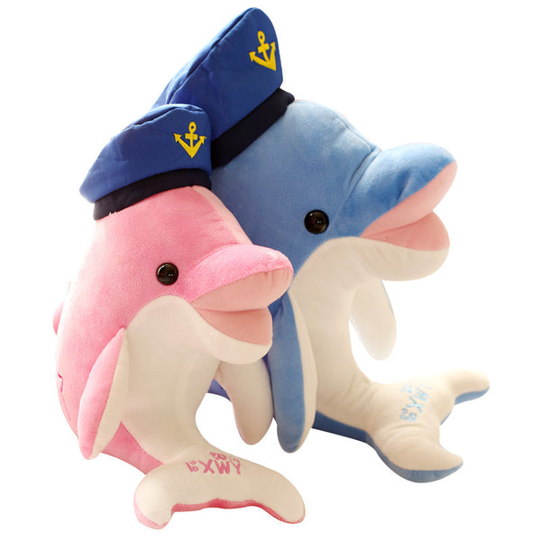 pink stuffed dolphin