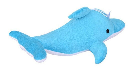 blue dolphin stuffed animal