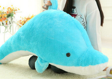 blue dolphin stuffed animal