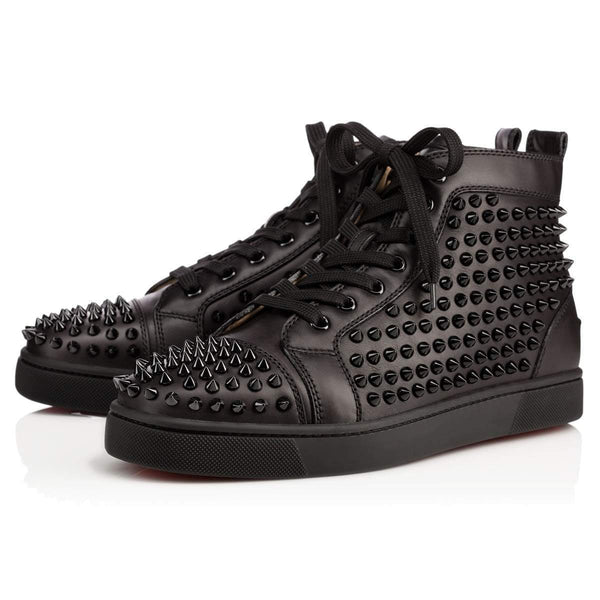 high top sneakers with spikes