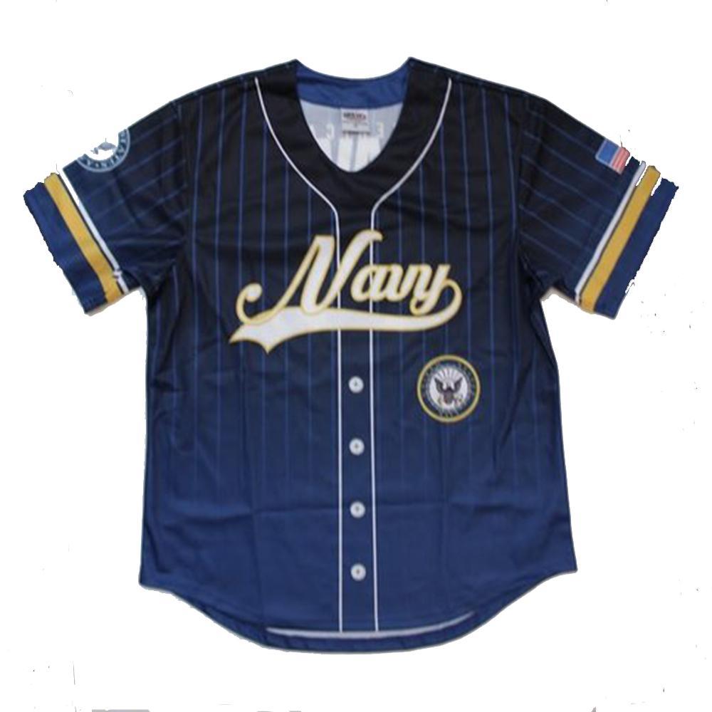 navy blue baseball jersey