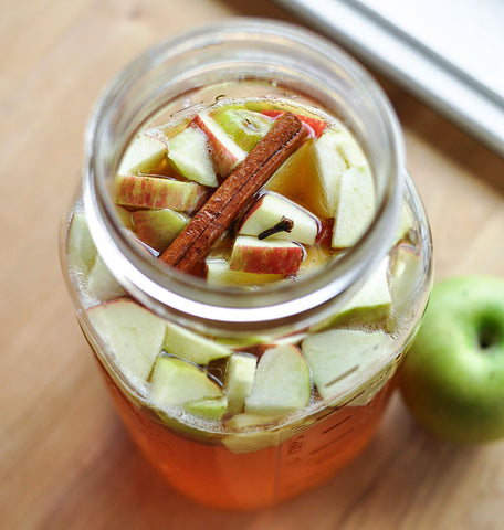 Apple, Pear, Cinnamon Infused Water