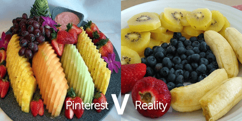 Rainbow medley fruit platter