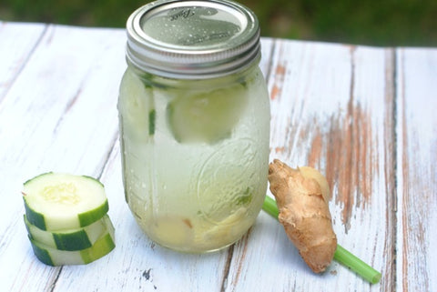 Cucumber & Ginger Fruit Infused Water 