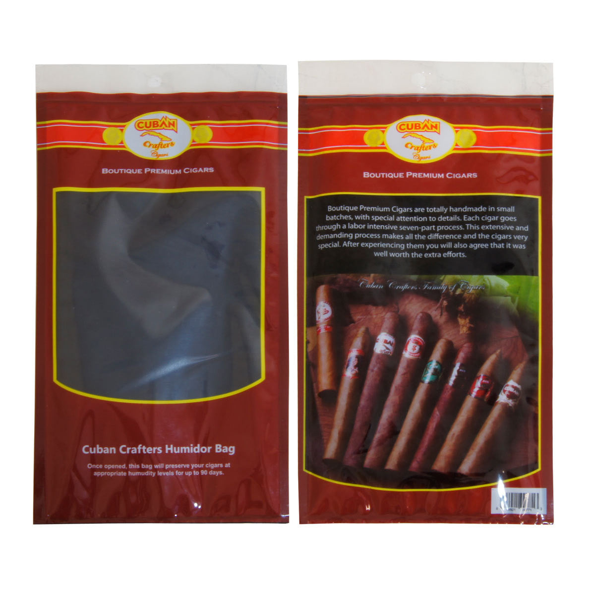 5 Travel Humidor Bag of 3 Cigar Capacity Each - Cigar boulevard