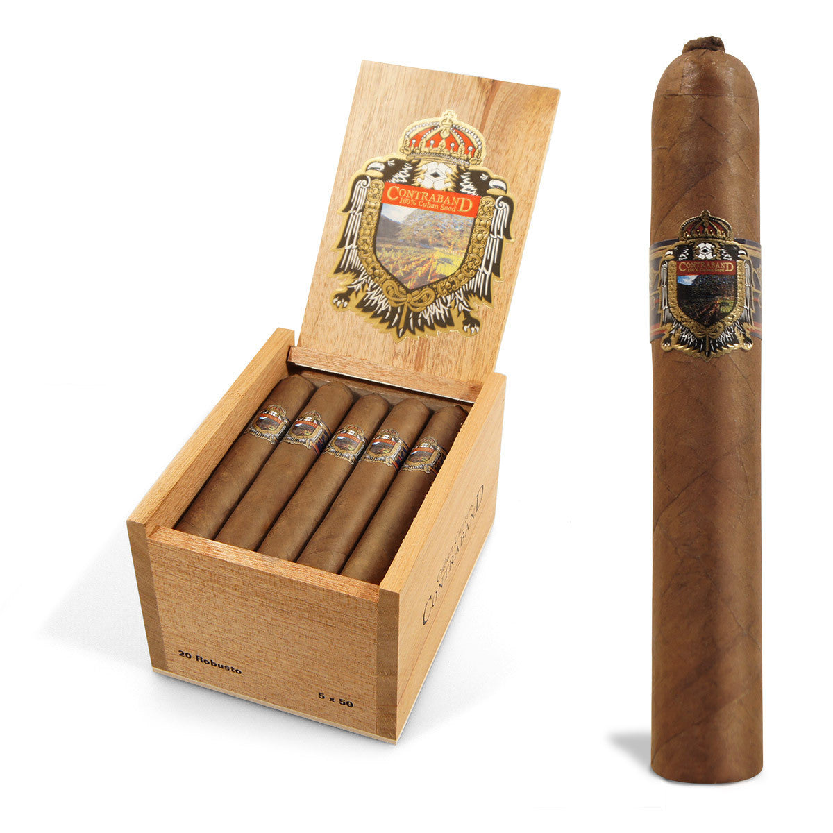 Contraband Cuban Seed cigars - Cigar boulevard
