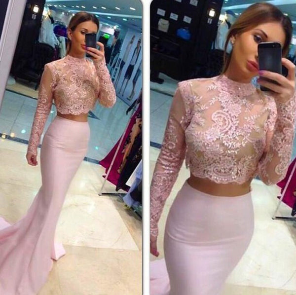 baby pink elegant dress