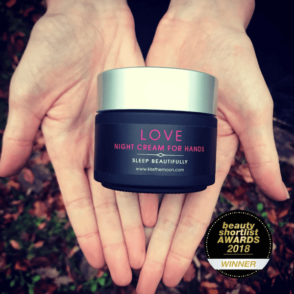 kiss the moon night cream for hands to help dermatitis hand 