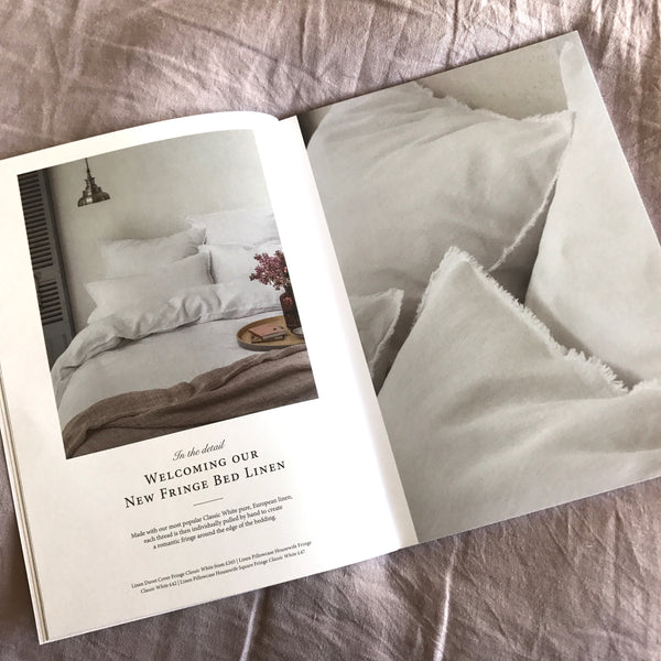 The Linen Works bedding - loved by Kiss the Moon 