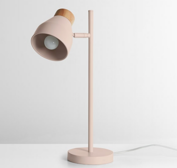 ALBERT PINK TABLE LAMP FROM MADE.COM