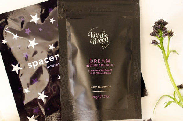 SKINCARE EMPTIES BLOG POST IMAGE OF DREAM BEDTIME BATH SALTS