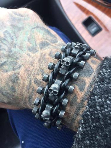 biker bracelet