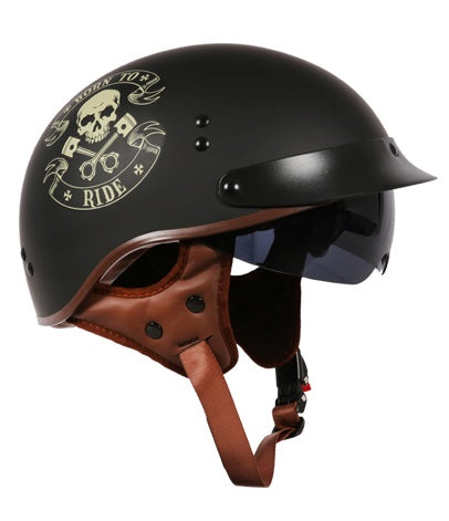 born to ride helmet
