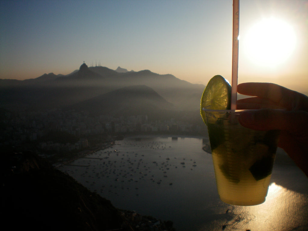 Caipirinha auf dem Zuckerhut in Rio de Janeiro