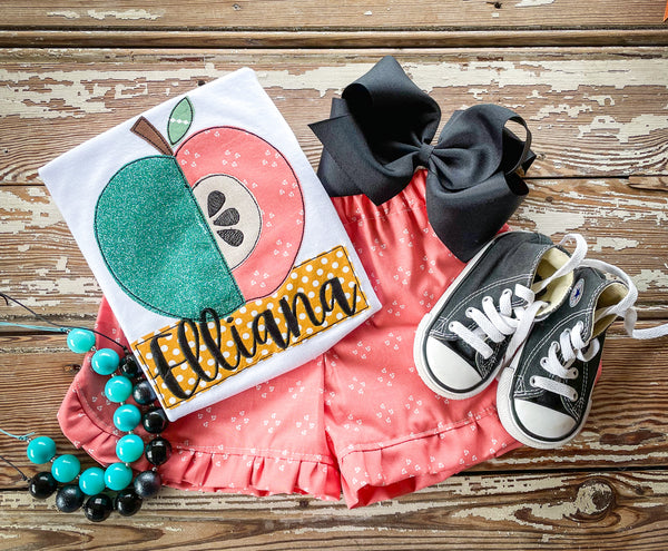 Coral Half Apple Set